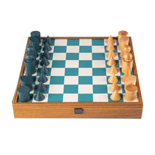 Cargar imagen en el visor de la galería, BAUHAUS BLUE SET chess sets Manopoulos