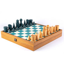 Cargar imagen en el visor de la galería, BAUHAUS BLUE SET chess sets Manopoulos