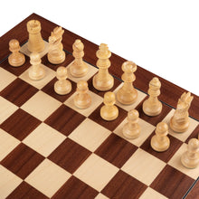 Cargar imagen en el visor de la galería, STAUNTON POLISHED MAHOGANY chess pieces Mora