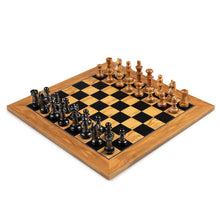 Cargar imagen en el visor de la galería, OLIVE BLACK DELUXE SET chess sets Chess Is Art