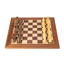 Cargar imagen en el visor de la galería, WALNUT WITH BOX SET chess sets Manopoulos