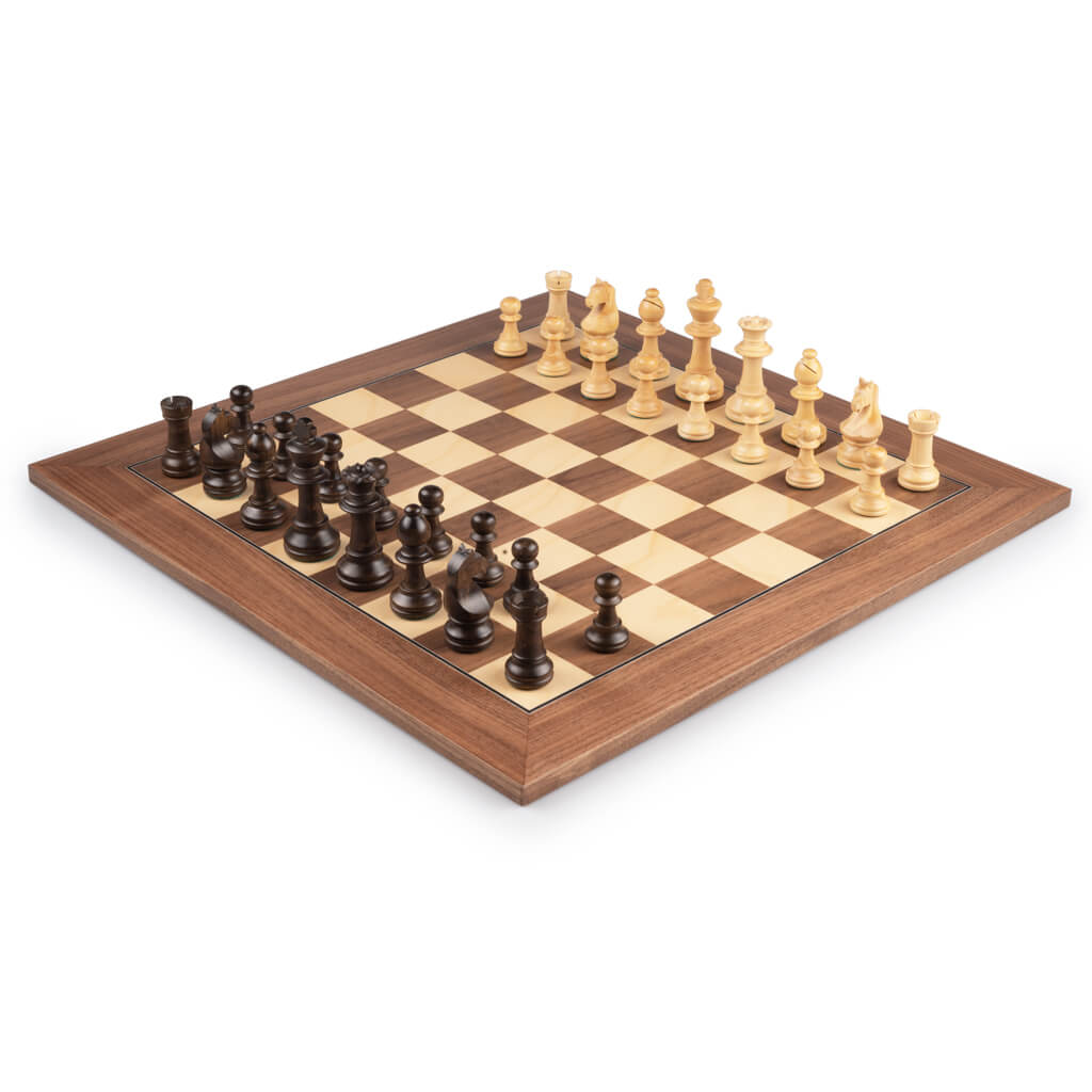 Barnes & Noble Exclusive Special Deluxe Edition Chess. Brand New. Walnut &  Burl