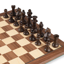 Cargar imagen en el visor de la galería, WALNUT FOLDING SET chess sets Chess Is Art