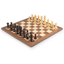 Cargar imagen en el visor de la galería, WALNUT FOLDING SET chess sets Chess Is Art
