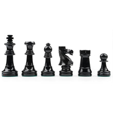 Cargar imagen en el visor de la galería, STAUNTON VARNISHED OLIVE piezas de ajedrez Mora