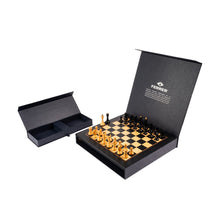Load image into Gallery viewer, Ferrer Deluxe Case open with a chess set
