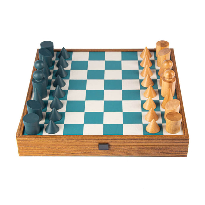 BAUHAUS BLUE SET chess sets Manopoulos