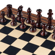 Load image into Gallery viewer, STAUNTON VARNISHED MAHOGANY chess pieces Mora
