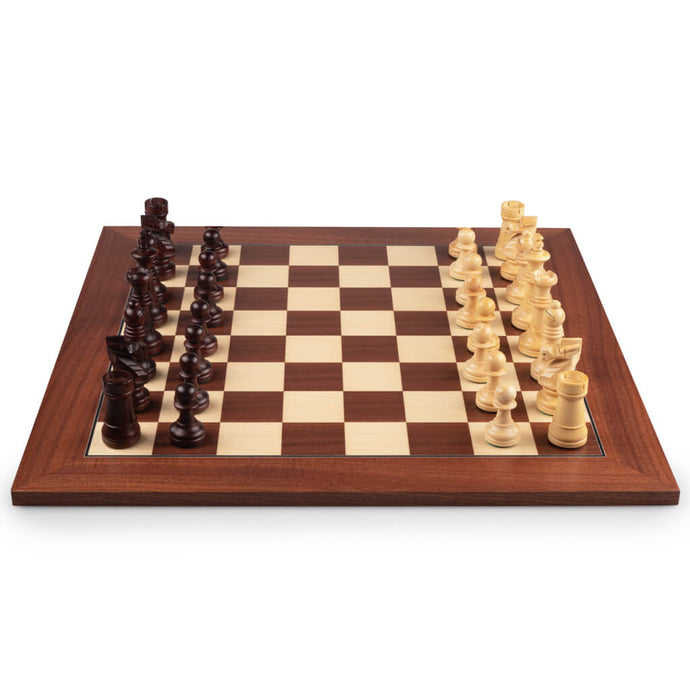 MAHOGANY DELUXE SET chess sets Chess Is Art