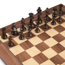 Load image into Gallery viewer, STAUNTON EUROPE POLISHED WALNUT chess pieces Mora
