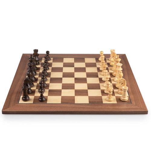WALNUT DELUXE SET chess sets Chess Is Art