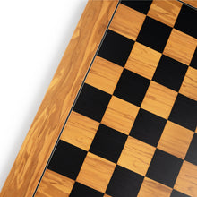 Cargar imagen en el visor de la galería, OLIVE BLACK DELUXE chess boards Rechapados Ferrer

