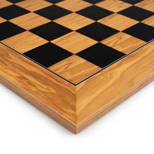 Load image into Gallery viewer, OLIVE BLACK DELUXE chess boards Rechapados Ferrer
