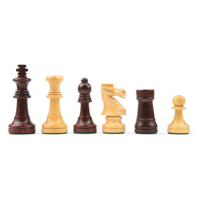 STAUNTON POLISHED MAHOGANY chess pieces Mora